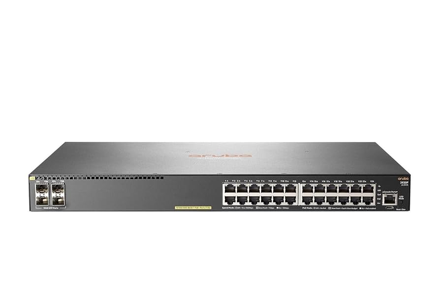 【新品未使用】HP Aruba 2930F 24G 4 SFP (②) Amazon.com: Hp Aruba 2930f 24g Poe+ 4sfp Switch - 24 Ports